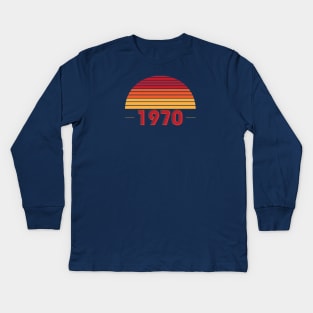 1970 Kids Long Sleeve T-Shirt